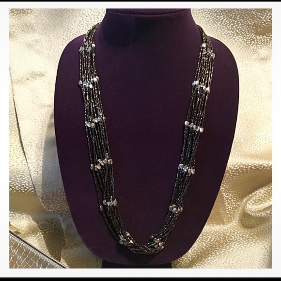 Multi Beaded Strand Necklace - Picture 4 of 5